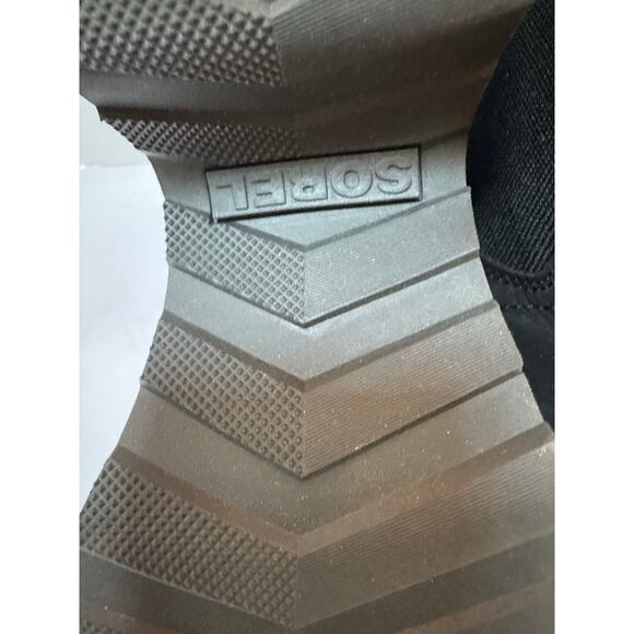 Sorel Women's Hi-Line Heel Chelsea Boots BLACK 10 NEW - Picture 4 of 10